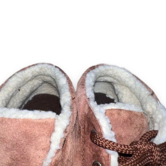 Faded Glory Lydia Fleece Lined Boots Vintage Brown Suede 6295020 Men's 12 - Picture 10 of 10